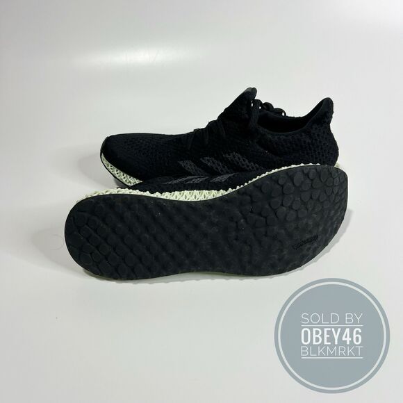 Adidas Futurecraft 4D Shoes Black Green FZ2560 Men's US 9.5 - Picture 5 of 6